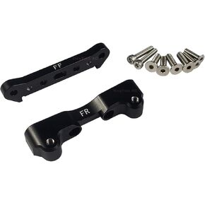 Aluminum Front Lower Suspension Mount for Arrma 1/5 KRATON Outcast 8S BLX Upgrade Parts - Black