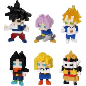 nanoblock - Dragon Ball Z - Vol. 1 (Complete Box of 6), mininano Series Building Kit
