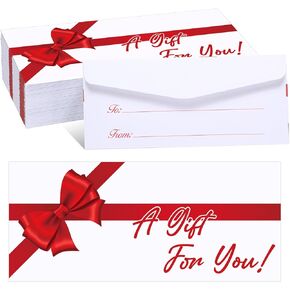 Lincia 200 Pcs Christmas Money Envelopes for Cash Currency Envelopes Holder Gifts 2.9" x 6.5" for Cash Check Coin Note Mailing Gifts Office Business Wedding Birthday Party Favor (Yellow)