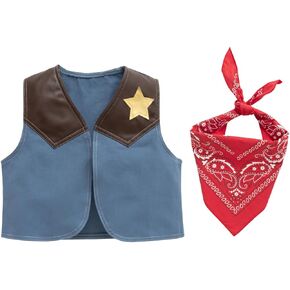 Lxkikmm Baby Halloween Cowboy Cowgirl Comple Assire for Kids
