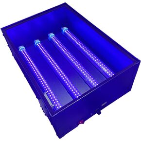INTBUYING UV Exposure Unit 18x12 Inches Silk Screen Printing Light 110V 60W DIY with Timer and 4 pcs 15W LED Light Tubes