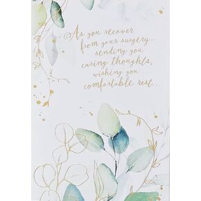 Greeting Card As You Recover From Your Surgery - Sending You Caring Thoughts Wishing You Comfortable Rest Get Well Feel Better
