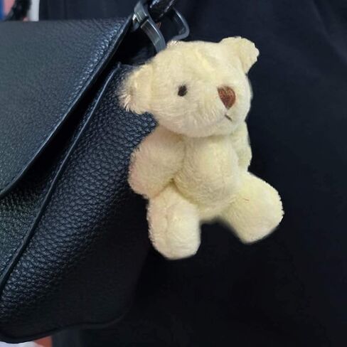 12Pcs Stuffed Plush Mini Teddy Bears, 6cm Joint Stuffed Small Teddy Bears Tiny Bear Stuffed Animal Bulk for Cake Decorations Party Favors Supplies Bag DIY Accessory Christmas Stocking … in Kuwait