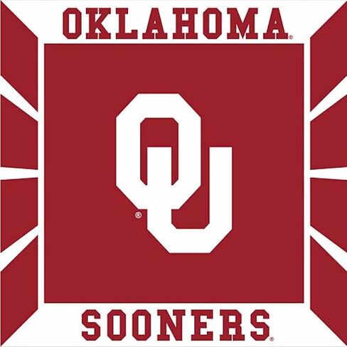 Mississippi Rebels (Ole Miss) Luncheon Napkins - Officially Licensed - 12 7/8 x 12 7/8-2-Ply Thick Napkins with University Logo, 16 Pack by Westrick in Kuwait