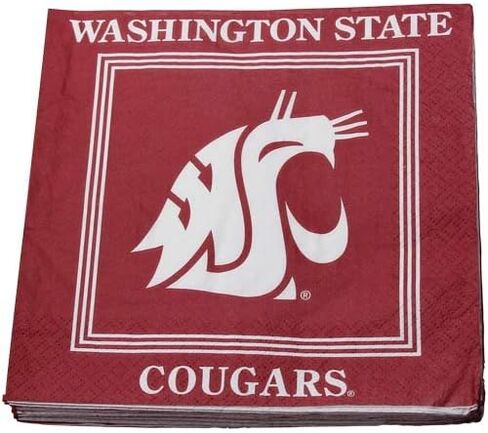 Mississippi Rebels (Ole Miss) Luncheon Napkins - Officially Licensed - 12 7/8 x 12 7/8-2-Ply Thick Napkins with University Logo, 16 Pack by Westrick in Kuwait