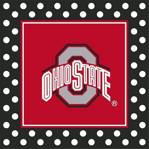 Mississippi Rebels (Ole Miss) Luncheon Napkins - Officially Licensed - 12 7/8 x 12 7/8-2-Ply Thick Napkins with University Logo, 16 Pack by Westrick in Kuwait