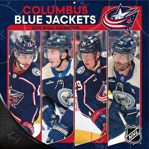 TURNER SPORTS Columbus Blue Jackets 2025 12x12 Team Wall Calendar (25998011938) in Kuwait