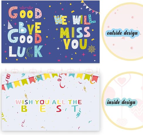 We Will Miss You Card,Farewell Party Decorations, Jumbo Farewell Card With Envelope, Funny Going Away Gift for Coworker Men Women, Goodbye Good Luck Retirement Card Guest Book Party Supplies (14x22iinch) in Kuwait
