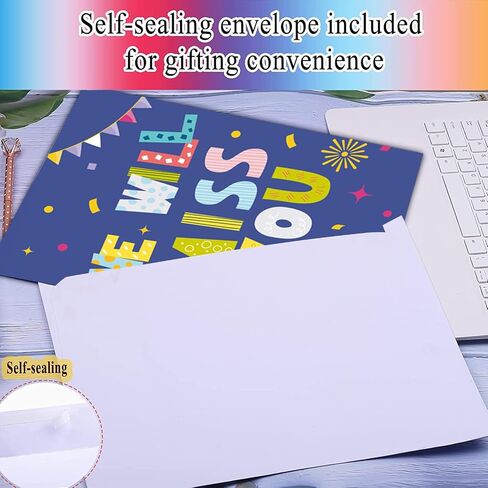 We Will Miss You Card,Farewell Party Decorations, Jumbo Farewell Card With Envelope, Funny Going Away Gift for Coworker Men Women, Goodbye Good Luck Retirement Card Guest Book Party Supplies (14x22iinch) in Kuwait