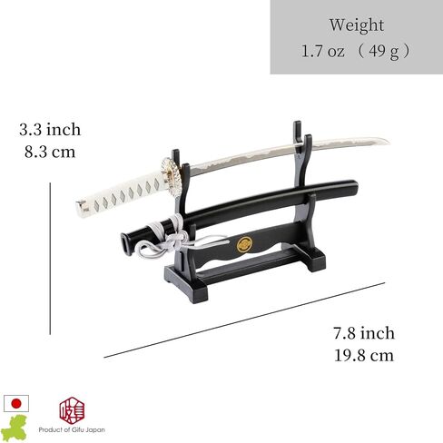 Seki Japan Samurai Sword Letter Opener, Sanada Yukimura Model, Japanese Stainless Steel Blades Mini Katana in Saudi Arabia