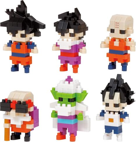 nanoblock - Dragon Ball Z - Vol. 1 (Complete Box of 6), mininano Series Building Kit in Kuwait
