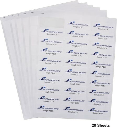 SP Bel-Art Cryogenic Storage Labels; Roll of 9.5mm Dots for 0.5-1.5ml Tubes, Assorted (5000 Labels) (F13492-9502) in Kuwait