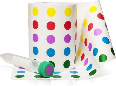 SP Bel-Art Cryogenic Storage Labels; Roll of 9.5mm Dots for 0.5-1.5ml Tubes, Assorted (5000 Labels) (F13492-9502) in Kuwait