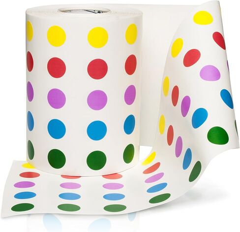 SP Bel-Art Cryogenic Storage Labels; Roll of 9.5mm Dots for 0.5-1.5ml Tubes, Assorted (5000 Labels) (F13492-9502) in Kuwait