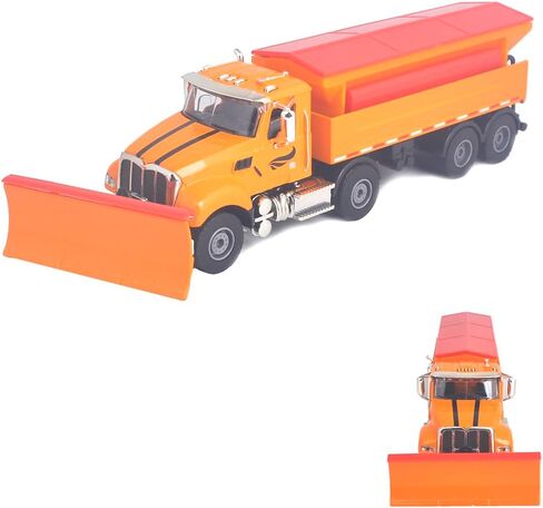 Ailejia Snow Plow Trucks Toy Diecast Metal Kids Pullback Toy US Style Truck Sweep Snow Vehicle for Kids (Snow Plow Truck) in Saudi Arabia