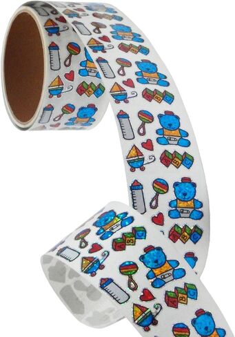 Jillson & Roberts Bulk Roll Prismatic Stickers, Sun, Moon, and Stars - 100 Repeats in Saudi Arabia