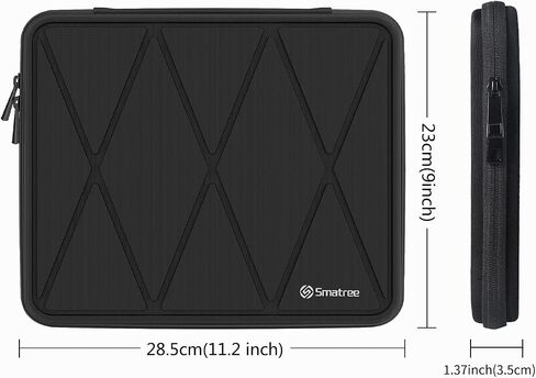 Smatree 15.3 inch Laptop Sleeve for Apple MacBook Air 2024 M3 A3114/M2 2023 A2941, 15 inch Protective Laptop Case with Accessory Pocket, YKK Zipper, Patented Shockproof Design (EA27) in Kuwait