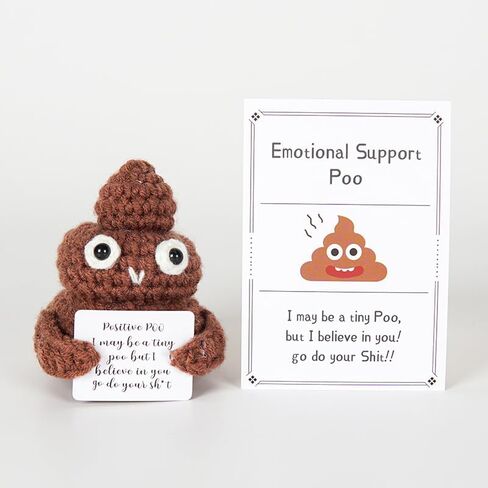 Positive Potato Doll Crochet with Card (Emotional Support Pig) in Saudi Arabia