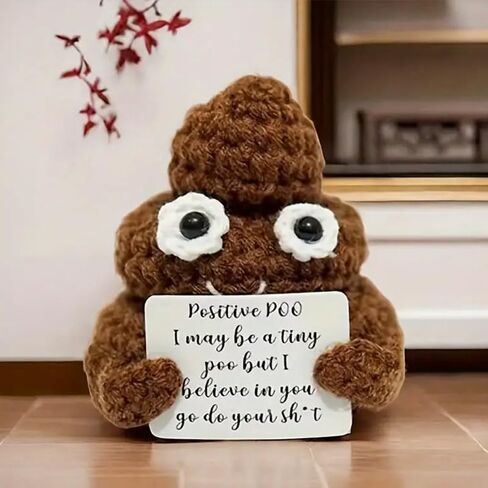 Positive Potato Doll Crochet with Card (Emotional Support Pig) in Saudi Arabia