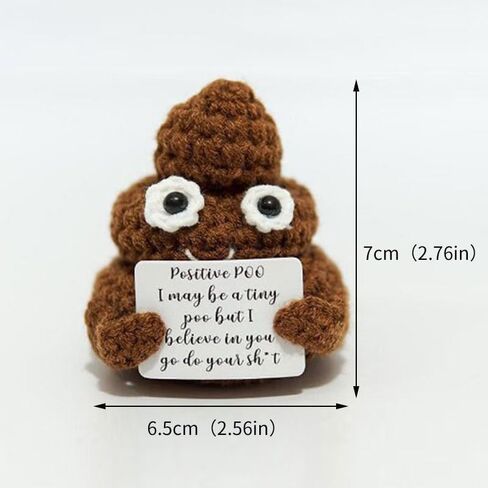 Positive Potato Doll Crochet with Card (Emotional Support Pig) in Saudi Arabia