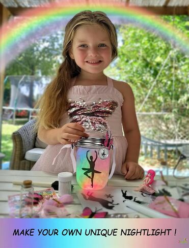 DIY Sports Night Light Gifts for Girls Age 3 4 5 6 7 8-12, Birthday Present & Arts and Crafts Kit for Kids, Art Set Project, Gymnastics & Ballet in Saudi Arabia