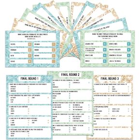 Bible Family Feud Game, Christian Card Game, Church Party Games, Bible Family Feud Questions, Bible Trivia, Family Party Game, Christian Bible Game for Group -SJSC01