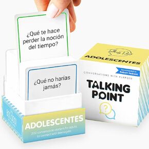 200 Teens Conversation Cards - Adolescentes en Español - Connecting Parents with Their Teenagers - Reduce Screentime with Fun & Deep Conversation - Avoid Conflict, Improve Communication - Spanish