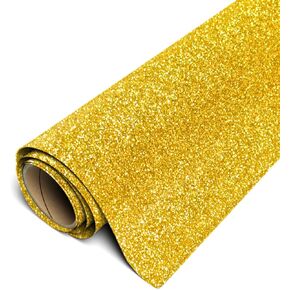 Siser Glitter 11.8"x5yd Roll (Gold, 15ft)