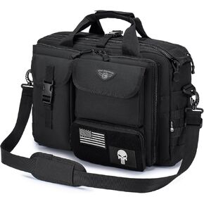 Stypos Tactical Messenger Bag, Tactical Briefcase for Man Military Laptop Bag 15.6/17.3 Inch Messenger Shoulder Bag