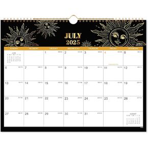 Wall Calendar 2025-2026 - Calendar 2025-2026 Wall, Jul.2025 - Dec.2026, 15" x 11.5", 2025-2026 Wall Calendar 18 Month with Twin-wire Binding - The Sun