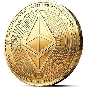 عملة سولانا المادية مطلي بالذهب 24 قيراط. عنصر جامع حقيقي مع حالة وقائية
