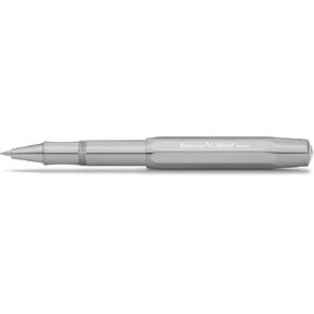 Kaweco AL SPORT Rollerball Raw I Gel/Ballpoint Pen Including 0.7 mm Rollerball Pen Refill in Classic Design with Ceramic Ball I Premium Aluminium Gel Roller 13 cm