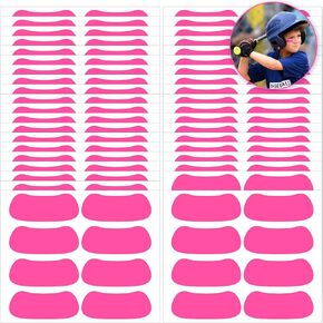 Sports Eye Stickers for Kids, 160 Pairs Soccer Baseball Softball Stickers for Girls, Pink Face Stickers Under Eye for Party Game Sport Supplies Baseball Football Softball Fans On Game Day