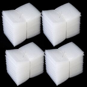 200 Pack Bubble Out Bags 4x6 inch Bubble Pouches Bags, HZSOOCH Clear Small Bubble Pouches, Double Walled Protective Cushioning Bags for Mailing, Shipping, Packaging, Storage and Moving