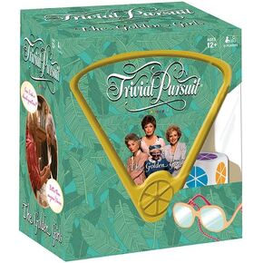 USAopoly Trivial Pursuit Golden Girls Trivia Game | Golden Girls TV Show Themed Game | 600 Questions to relive All The Classic Moments from The Golden Girls | Themed Trivial Pursuit Game