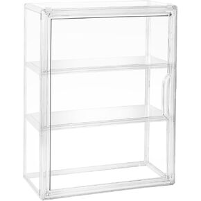 Clear Acrylic Display Case, 5 Tier Large Acrylic Blind Box for Figures, Dustproof Storage Organizer with Magnetic Door for Action Figures Toys, Stackable Collectibiles Showcase in Kuwait