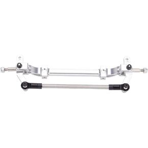 RC Front Axle, Aluminum Front Powerless Axle for 1/14 Trailer Remote Control Tractor Truck 1 14 Scale Rc Truck Axle 1/10 Powerless Front Axle King Hauler 1/14