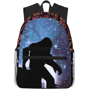 Sasquatch Bigfoot Casual Backpack Travel Backpack Laptop Backpacks Daily Backpack For Women Men