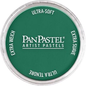 PanPastel Artist Pastels by GOLDEN, Phthalo Green Shade, 2.44" / 62mm Pan Diameter, Professional Artist Pastels, Unique Pan Format (cake-like)