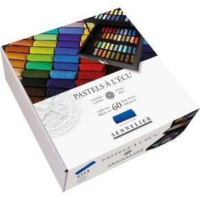 Sennelier Extra-Soft Pastel Half Stick Set, 60 Count (Pack of 1), Multi