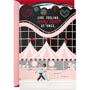 Hallmark Valentines Day Card for Significant Other (Favorite Place in the Universe, Astronauts)