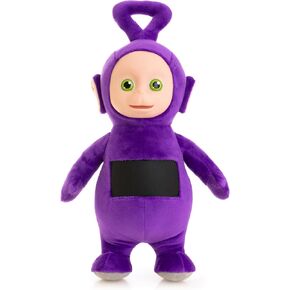 The Loyal Subjects Teletubbies Po Soft Plush 8-inch Toy with Interactive Color Changing Belly Patch