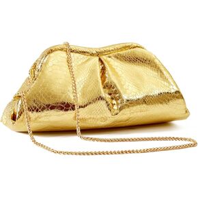 Straw Summer Beach Bag Woven Clutch Purses for Women Dumpling Detachable Shoulder Strap Pouch Handbag