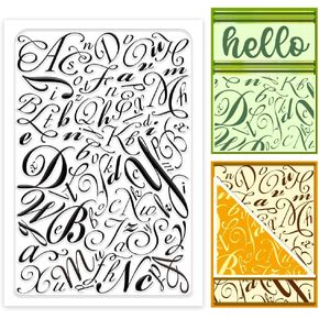 PH PandaHall Butterfly Clear Stamps, Vintage Week Label Silicone Stamp Transparent Seal Stamps Rubber Stamps for Paper Crafting Handmade Crafts Scrapbooking Supplies Crafts, 4.3x6.29inch