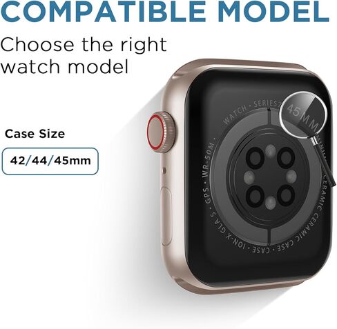 DABAOZA 5 Packs Compatible for Clear Apple Watch Band 46mm 45mm 44mm 42mm 41mm 40mm 38mm 49mm, Jelly Crystal Women Men Watch TPU Strap for iWatch Series 10 9 8 7 6 / SE 5 4 3 2 1 Ultra in Kuwait