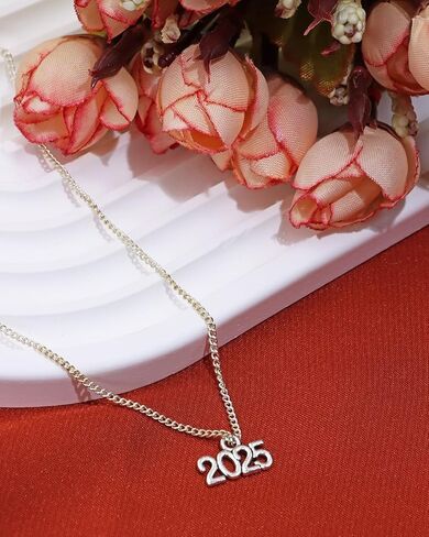 Tupalizy 100PCS Mini Alloy Year 2025 Charms Beads Graduation Decor for Tassel Necklace Pendant Bracelet Earrings Keychains Jewelry Findings Making Accessory DIY Crafting Wedding Supplies, 9x14mm in Saudi Arabia