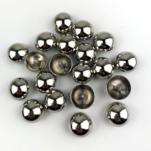 Heyiwell 20PC Antique Bronze Dome Alloy Metal Sewing Shank Buttons for Suits, Coats, Uniforms, Woolen Coats, Jackets and DIY Craft 20mm in Kuwait