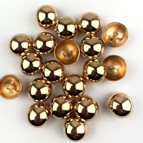 Heyiwell 20PC Antique Bronze Dome Alloy Metal Sewing Shank Buttons for Suits, Coats, Uniforms, Woolen Coats, Jackets and DIY Craft 20mm in Kuwait