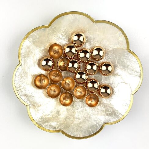 Heyiwell 20PC Antique Bronze Dome Alloy Metal Sewing Shank Buttons for Suits, Coats, Uniforms, Woolen Coats, Jackets and DIY Craft 20mm in Kuwait