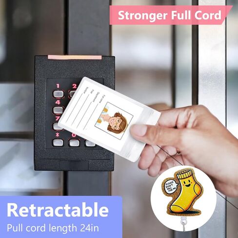 Hasfine 4 Pack Clittering Beendable Retractable ، Help on the Way Way Weather Supers Funning Acrylic Id Padge مع مقطع التمساح للممرضات معلمي المعلمين وموظفي المكتب in Kuwait